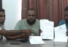GOR Hiad Sai Merauke di Palang Secara Adat Oleh Suku Non...