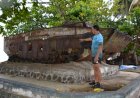 Tank Tua Penuh Sejarah Menarik Perhatian Dantamal X Laksma TNI Yeheskiel Katiandagho