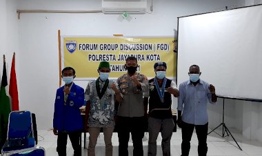 Sat Binmas Polresta Jayapura, Melalui Fgd, Ajak Mahasiswa Cegah Hoax Dan Hate Spech