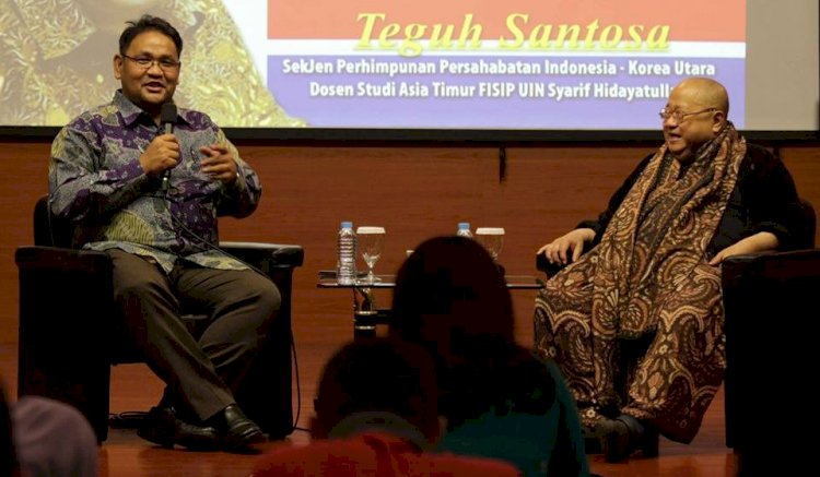 Dosen politik Asia Timur Universitas Islam Negeri (UIN) Syarif Hidayatullah ketika menghadiri sebuah acara Talk Show/ Ist