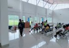 Antisipasi Datangnya Barang Ilegal, Personel Subsektor Bokondini Patroli ke Bandara