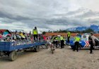 Polres Jayapura Berhasil Amankan Ratusan Liter Miras Lokal dan Belasan Motor Tanpa Kelengkapan