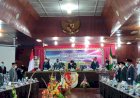 Frederikus Gebze Lakukan Pidato Akhir Masa Jabatan Bupati di Gedung DPRD Kabupaten Merauke