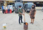 Polresta Kota, Musnahkan BB Ganja Disaksikan Jaksa dan TSK
