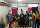 Polsek Jayapura Utara Tahan Tiga Terduga Pelaku Pencurian yang Berbeda