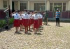 Tanamkan Nilai Luhur Pancasila, satgas pamrahwan Yonif 756/WMS Tanamkan Nasionalisme ke Sekolah