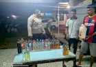 Ratusan Botol Minuman Keras Lokal Diamankan Polres Merauke