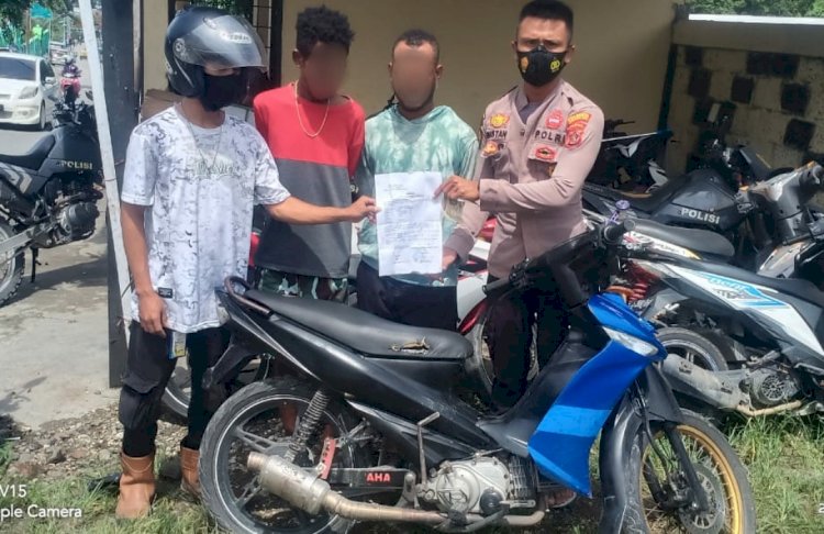 Pelaku Pencurian Motor di Jayapura