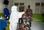 Personil Satgas TMMD Ke 110 Kabupaten Boven Digoel Lakukan Swab Tes