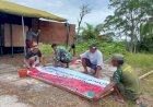 Tunjang Kegiatan TMMD/110 Boven Digoel, Pos Satgas TMMD Dibangun