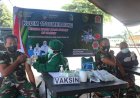 Ratusan Prajurit dan PNS Kodim 1707/Merauke di Suntik Vaksin