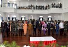 ASPOTMAR DANLANTAMAL X HADIRI SERTIJAB SEKDA PROVINSI PAPUA