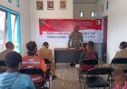 Tangkal Bahaya Terorisme dan Paham Radikalisme, Satgas TMMD ke-110 Kodim 1711/BVD Lakukan Penyuluhan