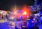 Kebakaran kembali terjadi di abepura, Tujuh Petak Kios Pasar Youtefa Ludes