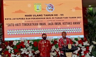 Puncak HUT Ke 111 Kota Jayapura Ditutup Dengan Ibadah Syukur Dan Doa Bersama 