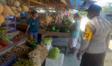 Sambangi Pelaku Wisata, Polsek Muara Tami Himbau Protokol Kesehatan