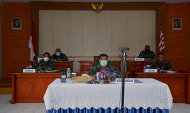 Bahas Pembentukan Organisasi Koarmada Ri Dipimpin Kasal, Danlantamal X Hadiri FGD Secara Virtual