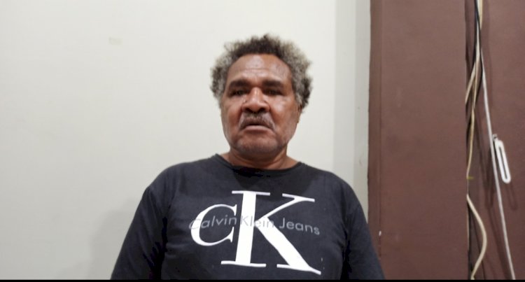 Budayawan Papua Selatan, Isayas Balagaize ketia ditemui Reporter Rmol Papua. Jumat (27/3))