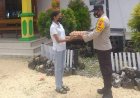 Turut Merayakan Paskah, Kapolsek Muara Tami Bagikan Tali Asih Telur Paskah di Tiga Gereja