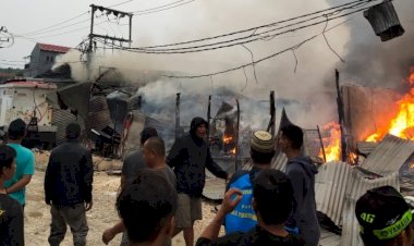 Kebakaran Kembali Terjadi di Pasar Youtefa, 29 Kios dan 3 Lapak Hangus 