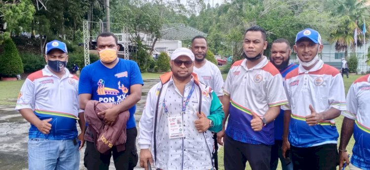 Koordinator Bidang SDM. Albertho G Wanimbo sekaligus ketua DPD KNPI provinsi Papua