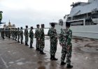 Personel Lantamal XI Merauke Lepas KRI Teluk Bintuni 520 Untuk Melakukan Pelayaran  