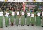 Ratusan Persit KBT Kodim 1707/ Merauke Menerima Vaksin Covid-19