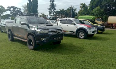 Usai Ungkap Pencurian Alat Berat, Polres Merauke Langsung Lakukan Razia dan Amankan Belasan Kendaraan