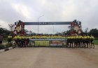Dukung suksesnya PON XX Papua Pangdam XVII/Cend Bersama Danrem Merauke Gowes Bersama Sejauh 100 Km Dan Laksanakan Baksos