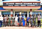 Injakan Kaki di Merauke, KASAL Laksamana TNI Yudo Margono Temui Prajurit dan Dukung Program Antisipasi Covid-19