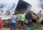 Satu Unit Rumah Di Kawasan Salor Indah Merauke Ludes Dilalap Si Jago Merah