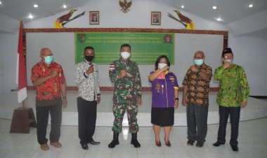 Kodim 1707/Merauke Laksanakan BINKOMSOS Cegah Radikalisme
