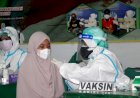 Masyarakat dari Berbagai Kalangan Dan Usia Jalani Vaksin Di Kodim 1707/ Merauke