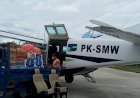 SAM Air Gratiskan Pengiriman Bantuan Logistik untuk Pengungsi di Yalimo