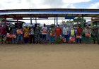 Lantamal XI Merauke Bersinergi Bank BNI Berikan Bantuan Bahan Pokok Masyarakat Pesisir di Merauke