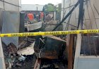 Polres Merauke Lakukan Olah TKP Kasus Kebakaran Di Seringgu