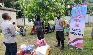 Gelar Operasi Bina Waspada Matoa 2021, Polresta Sambangi Warga Kampwolker