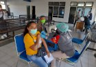 376 orang telah di Vaksinasi tahap ke II pada gerai Vaksinasi massal TNI, Polri dan Dinkes