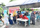 Suksesi Program Vaksinasi, Pasmar 3 Kembali Gelar Serbuan Vaksinasi di Aimas