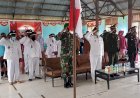 Kapolsek Mindiptana ikuti Upacara Bendera secara Virtual Zoom dalam rangka Memperingati HUT RI ke 76
