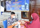 TNI-AL Lantamal  XI Merauke dalam Suasana Kemerdekaan RI ke-76 Prajurit Matra Laut Melaksanakan Serbuan Vaksin Maritim