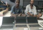 Curi Laptop 11 Unit Dua Pemuda Diamankan Polisi