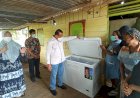 Anggota DPR RI Fraksi NasDem, H. Sulaiman Hamzah Beri Bantuan Freezer Di Wilayah Gudang Arang Merauke