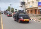 Berikan Rasa Aman, Brimob Merauke Gelar Show Force