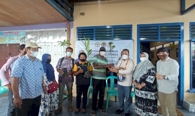 H. Sulaiman L. Hamzah Beri Bibit Tanaman Produktif Unggulan Untuk Kelompok Petani di Merauke