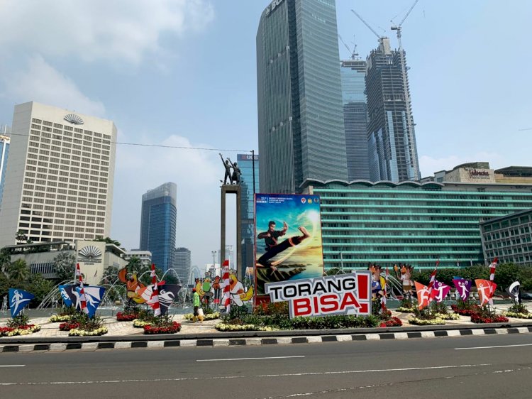 Videotron PON XX Papua yang tampil di Pusat Ibu Kota Jakarta diberikan secara gratis oleh Pemprov DKI Jakarta