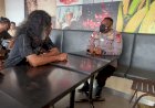 Bangun Komunikasi bersama Wartawan, Danyon Brimob Merauke : Antara personil dan awak media harus tetap solid