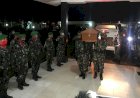 Empat Jenazah Prajurit TNI Korban Penyerangan Saparatis Tiba di Sorong 