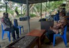 Wujud kebersamaan, Danyon Brimob Merauke berkunjung ke Tokoh masyarakat marind