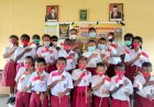 Satgas Binmas Nemangkawi, sambangi SD Kampung Sarsang , di Merauke